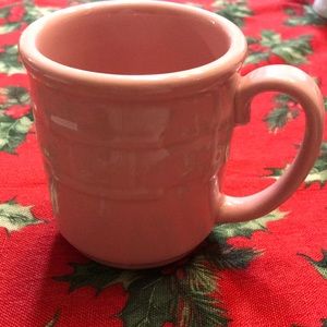 Longaberger mug pink breast cancer awareness EUC